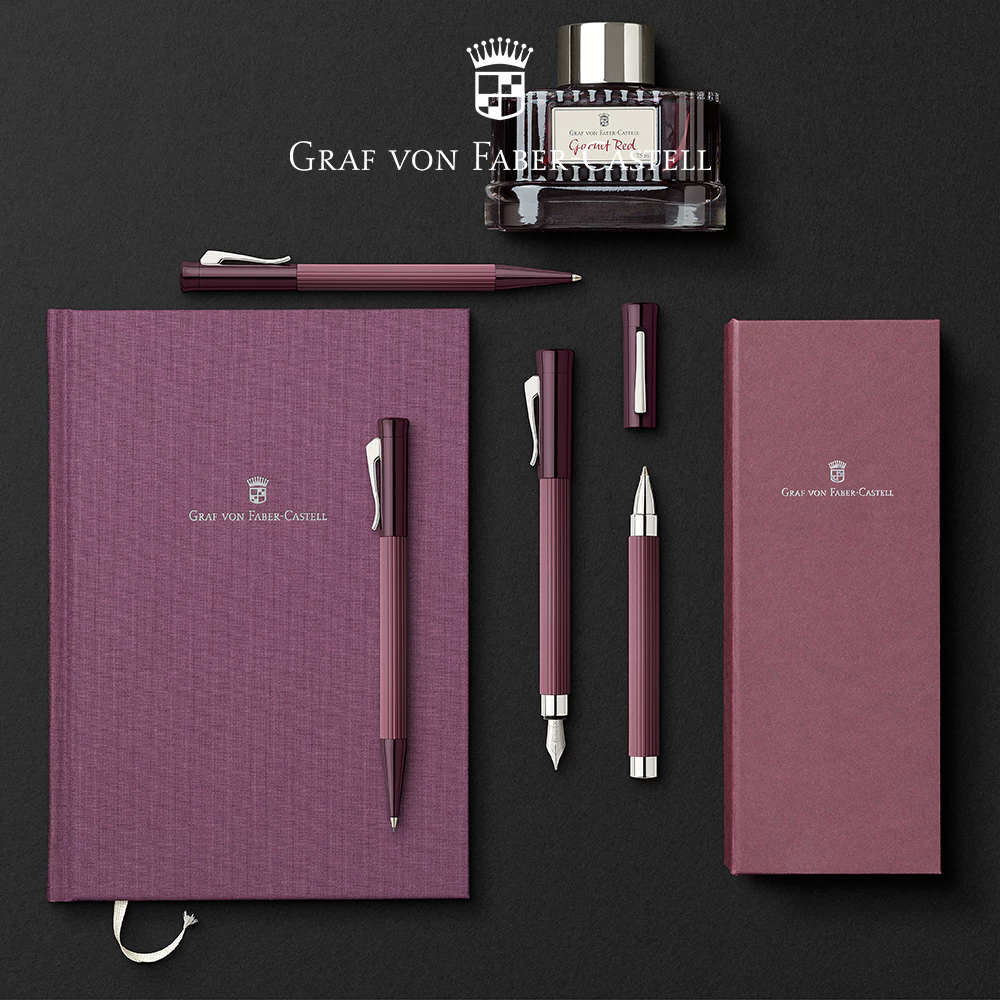 【Graf Von Faber-Castell】原创系列-森林墨绿/庄园酒红 原子笔 台湾伯爵 伯爵精笔✿50B004